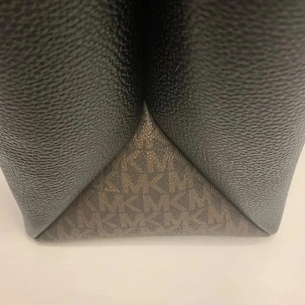 Michael Kors Tote Black AUSTIN Large Leather Bag NWT - Picture 8 of 11